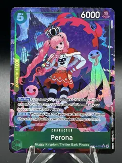 One Piece Perona (033) (Alternate Art) The Azure Sea’s Seven OP14-EB04 - Image 3