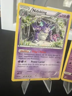 Pokemon Nidoking Rare Card Lot (2) XY Steam Siege 45/114 & Team Up 59/181 NM - Image 4