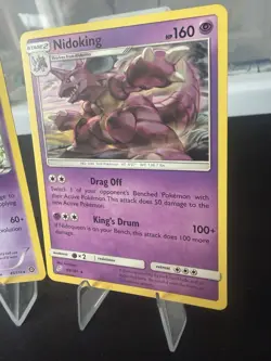 Pokemon Nidoking Rare Card Lot (2) XY Steam Siege 45/114 & Team Up 59/181 NM - Image 5