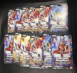 Dragon Ball Super Card Game Fusion World FB09 Dual Evolution Booster Packs x12 - Image 1