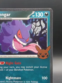 Gengar #57/91 Cosmos Holo Pokemon Card TCG Halloween Trick Or Trade 2024 - Image 4