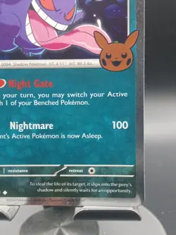 Gengar #57/91 Cosmos Holo Pokemon Card TCG Halloween Trick Or Trade 2024 - Image 5
