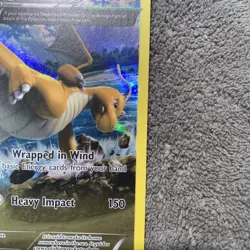 Pokemon TCG Dragonite Full Art Holo Card Roaring Skies 52/108 LP - Image 5