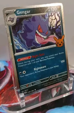 Gengar (Cosmos Holo) 057/091 Trick or Trade 2024 Holo NM- CARD H - Image 2
