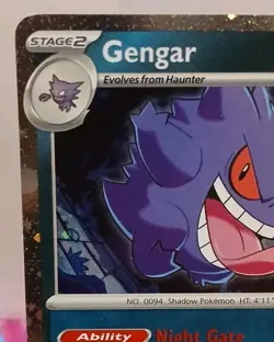 Gengar (Cosmos Holo) 057/091 Trick or Trade 2024 Holo NM- CARD H - Image 3