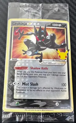 Greninja Gold Star SWSH144 SWSH: Sword & Shield ETB Promo Cards Holo (Sealed) - Image 1