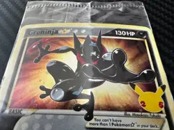 Greninja Gold Star SWSH144 SWSH: Sword & Shield ETB Promo Cards Holo (Sealed) - Image 2