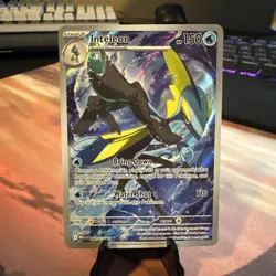 Pokemon TCG Mega Evolution Inteleon Card 142/132 IR - Near Mint - Image 1