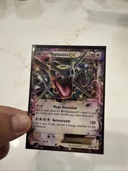 Rayquaza EX XY69 – Black Star Promo Ultra Rare Holo – Pokemon Card (2015) MP - Image 1