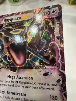 Rayquaza EX XY69 – Black Star Promo Ultra Rare Holo – Pokemon Card (2015) MP - Image 4