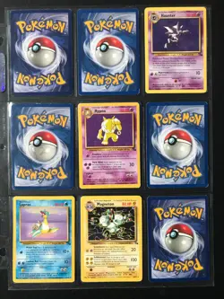 FOSSIL Set near complete 1999 vintage Pokemon trading cards - Image 4