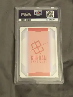 2025 GUNDAM CARD GAME EDITION BETA PROMO EVENT EXCLUSIVE #001 RESOURCE PSA 10 - Image 2