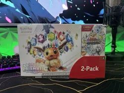 Pokemon TCG: SV8.5 Prismatic Evolutions Costco 2-Pack - ETB & Booster Bundle - Image 1