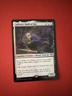 Splinter, Radical Rat(FOIL✨)-0169- Teenage Mutant Ninja Turtles-MTG-NM/M - Image 1