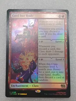 NM Foil Cool but Rude, MTG, TMNT, Magic the Gathering, 89 - Image 1