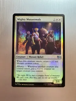 Mighty Mutanimals - 21 - MTG: Teenage Mutant Ninja Turtles - Uncommon - Foil - Image 1