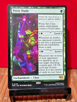 Party Dude (Foil) 0128 (R) MTG Teenage Mutant Ninja Turtles (TMT) - Image 1