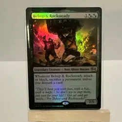 Bebop & Rocksteady Foil Teenage Mutant Ninja Turtles TMNT TMT MTG Magic - Image 1