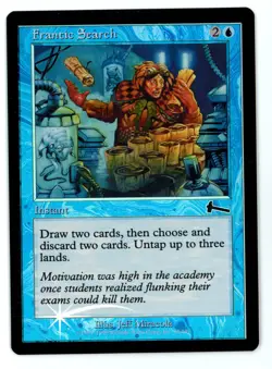 Frantic Search -- MTG (NM Quality FOIL) - Urza's Legacy - See pics/scans! - Image 1