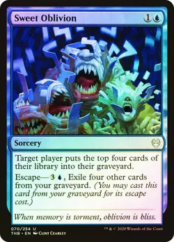 Sweet Oblivion THEROS BEYOND DEATH MTG MAGIC SORCERY FOIL - Image 1