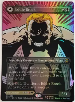 Eddie Brock (0233) (Borderless) Marvel's Spider-Man Foil - Image 1