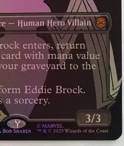 Eddie Brock (0233) (Borderless) Marvel's Spider-Man Foil - Image 3