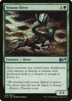 MTG Venom Sliver x1 (205) | NM/LP | Magic 2015 {M15} - Image 1