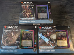 3 SEALED Warhammer MTG commander Decks - NEW - Image 4