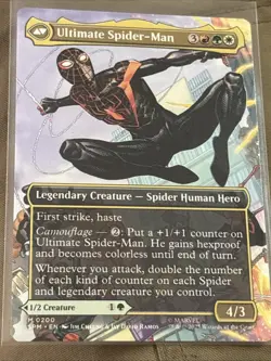 MTG Miles Morales #200 Borderless Regular Marvel Spider-Man 2025 - Image 2