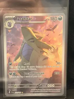 Tyranitar IR 222/193 Sv02: Paldea Evolved Holo | Illustration Rare | Pokemon TCG - Image 2