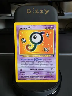 Pokemon TCG Unown #38 Black Star Promo Card Pokemon TCG WOTC Vintage - Image 1