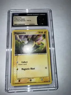 Pokemon TCG Magnemite 74 EX Delta Species 2005 CGC PRISTINE 10 - Image 2