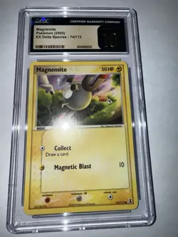 Pokemon TCG Magnemite 74 EX Delta Species 2005 CGC PRISTINE 10 - Image 4