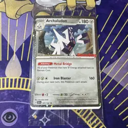 Archaludon - 107/142 - Cosmos Holo GAMESTOP Stamp - SEALED Promo - Pokemon Card - Image 1