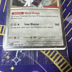 Archaludon - 107/142 - Cosmos Holo GAMESTOP Stamp - SEALED Promo - Pokemon Card - Image 3