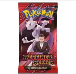 Pokemon Destined Rivals Booster Pack 10 Cards TCG Sealed OVERNIGHT SHIPPING - Image 1