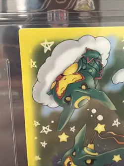 2016 Pokemon Skytree Open Rayquaza Poncho Wearing Pikachu Clear Card BGS 9 MINT - Image 2