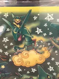 2016 Pokemon Skytree Open Rayquaza Poncho Wearing Pikachu Clear Card BGS 9 MINT - Image 3