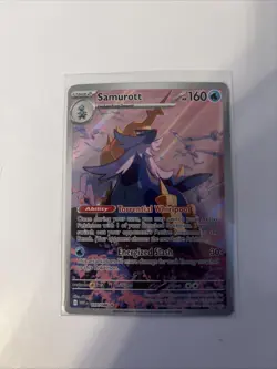 Pokemon TCG Samurott 107/086 White Flare Illustration Rare Holo Card - Image 1