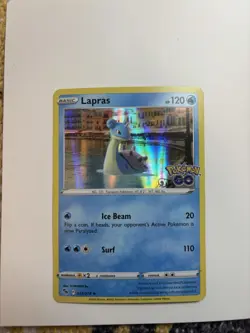 Pokemon TCG Lapras Holo Holo Rare Card Pokemon Go 023/078 NM/M Condition - Image 1