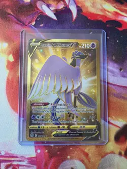 Pokemon Galarian Articuno V 181/172 Secret Rare Gold Brilliant Stars - Image 1