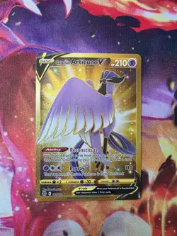 Pokemon Galarian Articuno V 181/172 Secret Rare Gold Brilliant Stars - Image 2