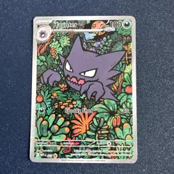 Pokemon Haunter Mega Evolution Promo 027 Illustration Rare Holo Promo - Image 1