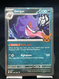 Pokemon TCG Gengar (Cosmos Holo) Trick or Trade 2024 NM - Image 1
