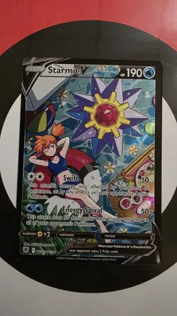 Pokemon Starmie V Full Art Ultra Rare TG13/TG30 Astral Radiance - Image 1
