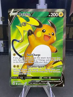 Pokemon TCG Raichu V Full Art 158/172 Swsh09: Brilliant Stars Holo - Image 1