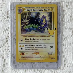 Light Toxtricity - SWSH137 - Pokemon Sword & Shield Promo Rare Holo Card NM - Image 1