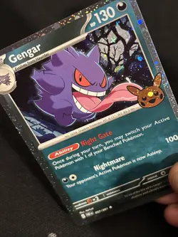 Gengar #57 Cosmos Holo Trick Or Trade 2024 Pokemon TCG NM/M - Image 2