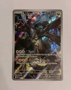 Pokemon N's Zekrom 031 Promo Holo Ascended Heroes NM Mega Evolution Promo - Image 1