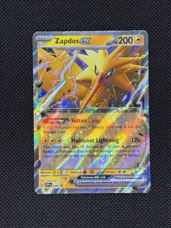 Pokemon TCG ZAPDOS EX 049 Black Star Promo SV 151 - Image 1